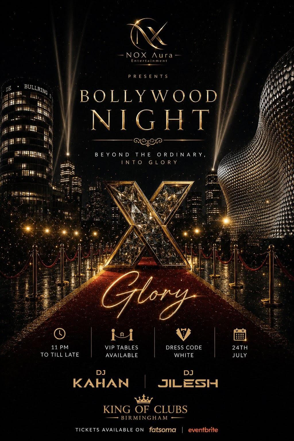 NOX Glory — Fri 24 Jul, King of Clubs Birmingham